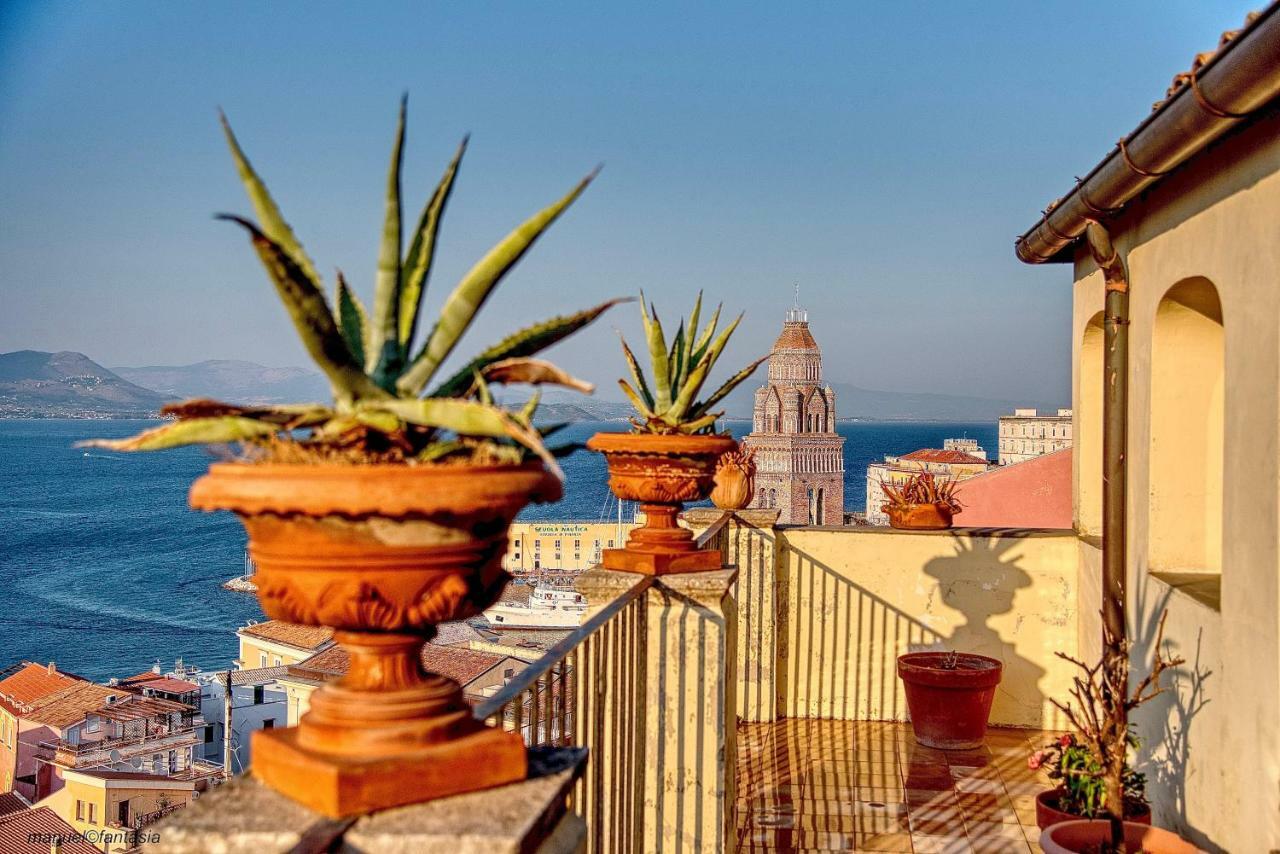 Bed and Breakfast Il Vecchio E Il Mare Geata Exterior foto